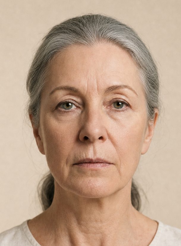 The same photo as an AI facelift preview