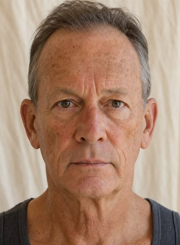 Photo before the CO2 laser resurfacing preview